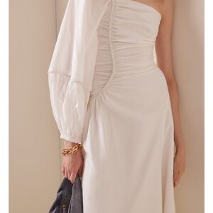 Ulla Johnson White Midi Dress